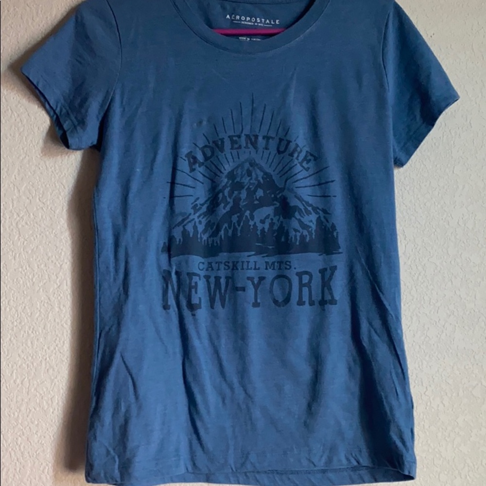 Comfy casual blue t-shirt